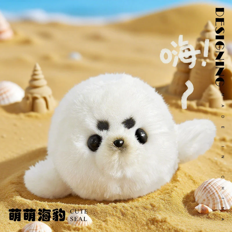 

Soft Cute Seals Plush Toy Sea World Animal Sea Lion Plush Stuffed Doll Big Eyes Baby Birthday Gift for Kids Girls