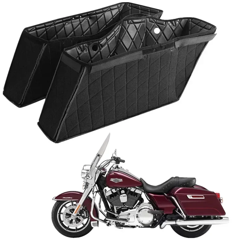 

For Harley Touring Road King Street Electra Glide 2014-2021 2018 Motorcycle Acsessories Saddlebags Carpet Liner Motorbike