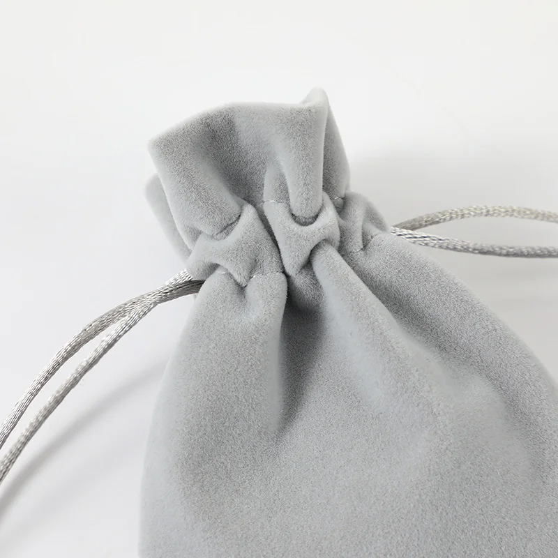 10Pcs Drawstring Pouch Small Velvet Gift Bags for Jewelry Earring Ring Packaging Travel Jewelry Sachets Storage Beads Container