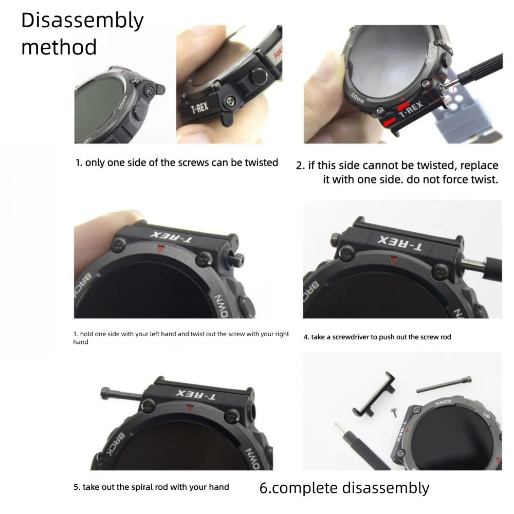 22mm Magnetic Wristband For Amazfit Watch T-rex1/2/3  Armor Style Quick Release Skin-friendly Silicone Smart Watch Strap Unisex