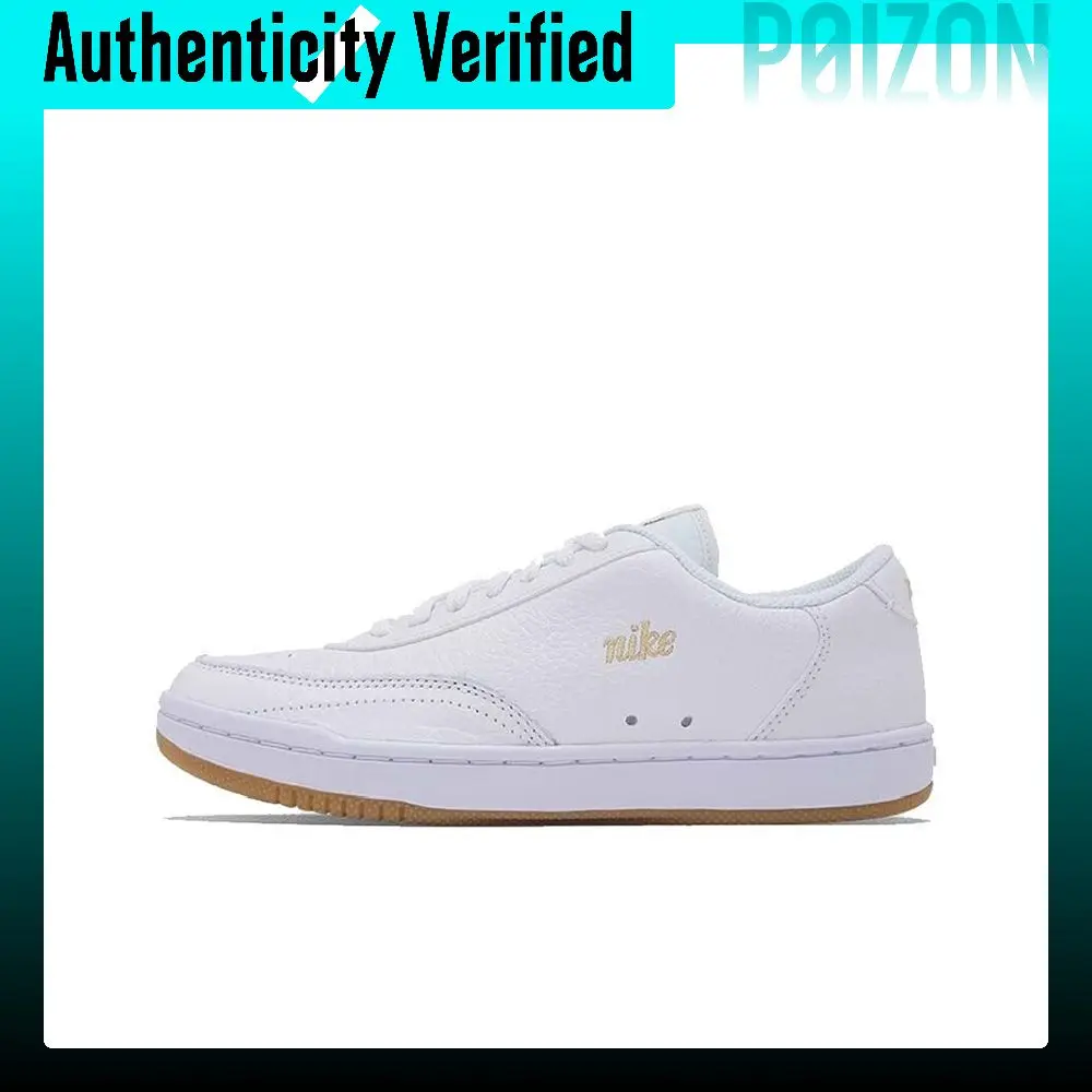 Nike Court Vintage Premium Leather Casual Slip Resistant Cushioning Abrasion Resistant Lightweight Low top CW1067-104