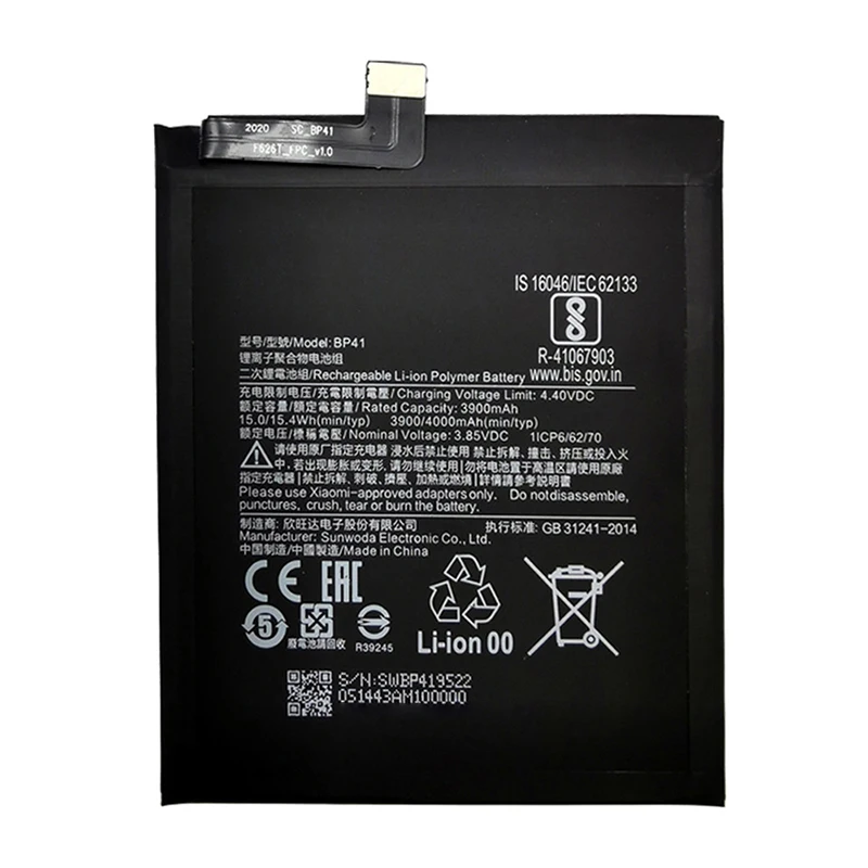 For Xiao Mi 100% Original Battery BP41 BP40 For Xiaomi Redmi K20 Mi 9T Pro Mi9T K20Pro 4000mAh High Capacity Phone Batteria Akku image 5