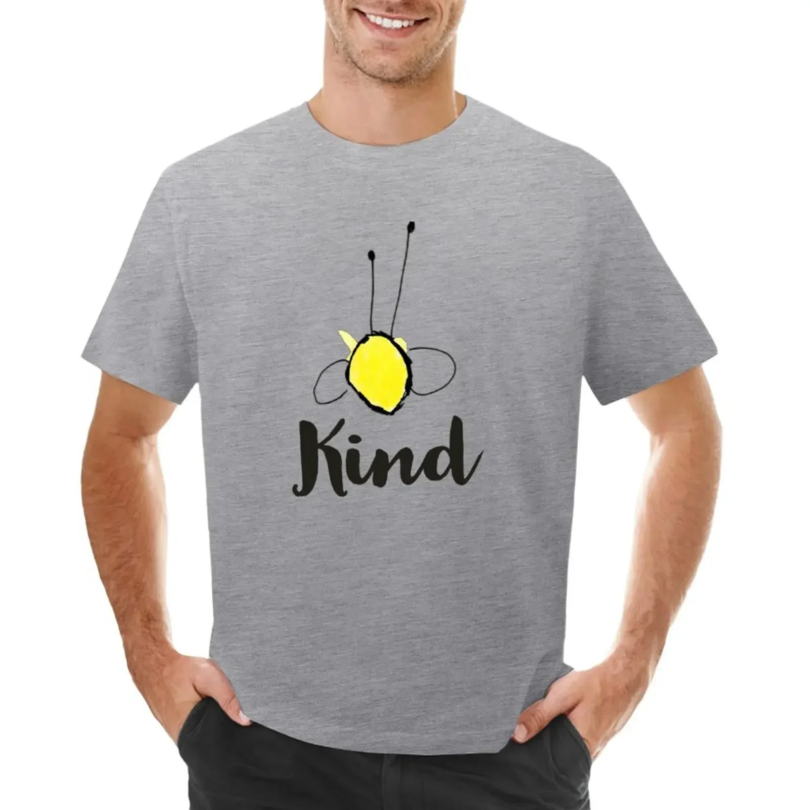 

Bee Kind T-shirt boys whites anime clothes quick drying mens graphic t-shirts anime