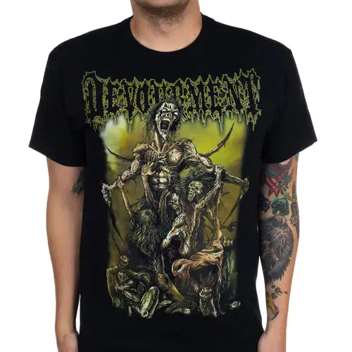 Top Devourment Band Graphic Cotton Shirt Unisex Summer Short Sleeve Fashion Brand Tee Luxury Casual Vintage Tees