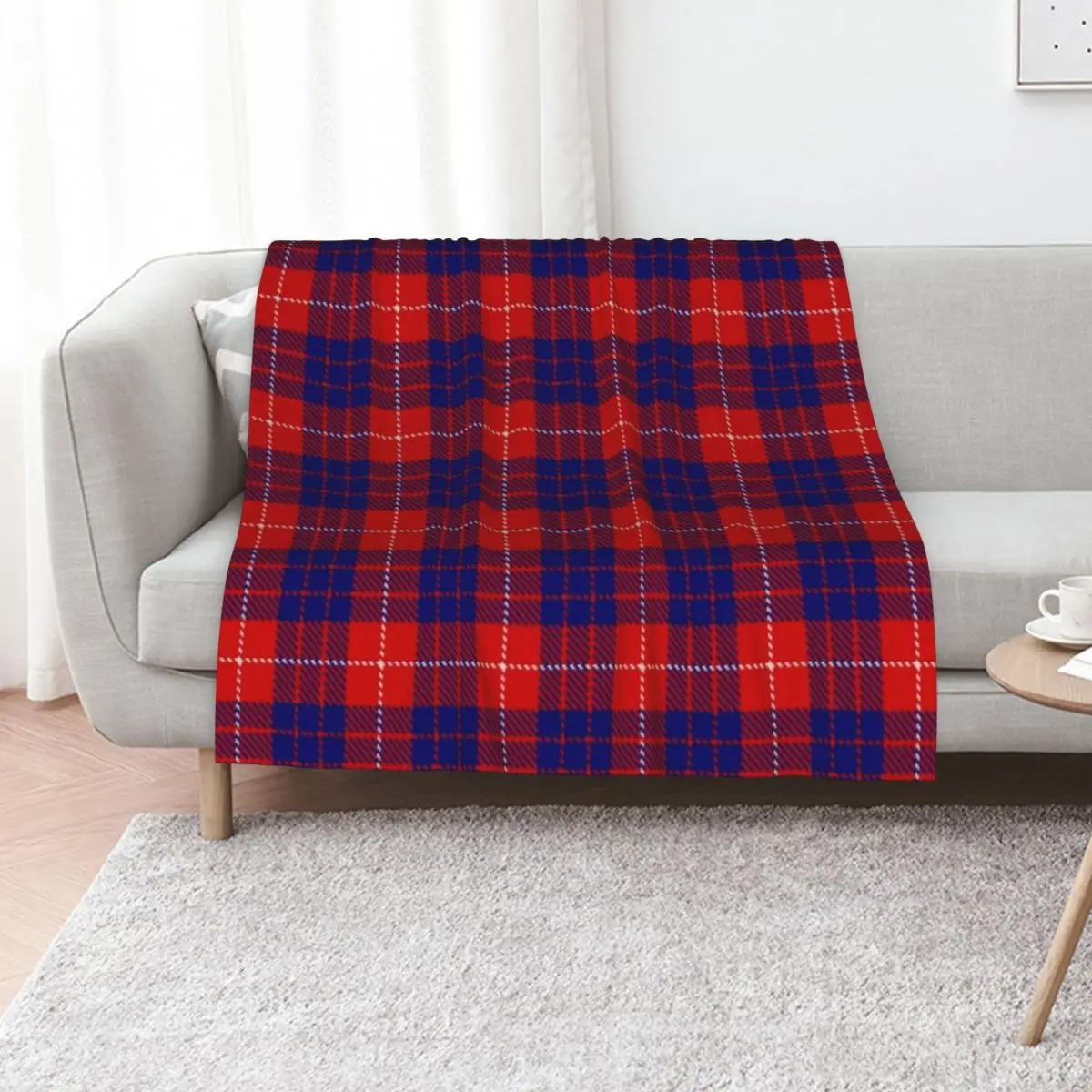 Clan Hamilton Tartan Throw Blanket halloween Hair Camping For Sofa Thin Decoratives Blankets