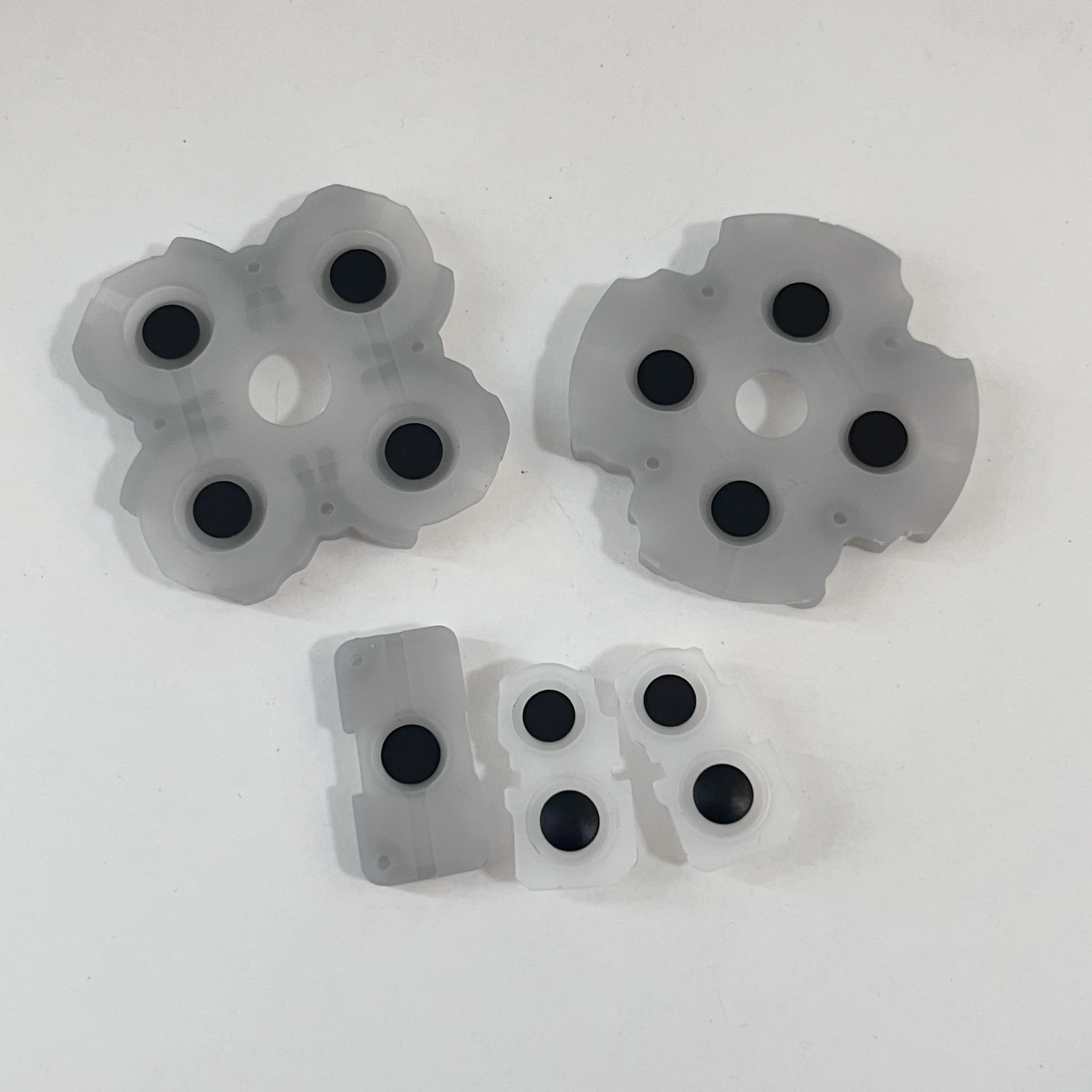 PS5 전도성 고무 가스켓 교체 부품 L R ABXY 버튼 플레이 스테이션 5 컨트롤러 D-패드