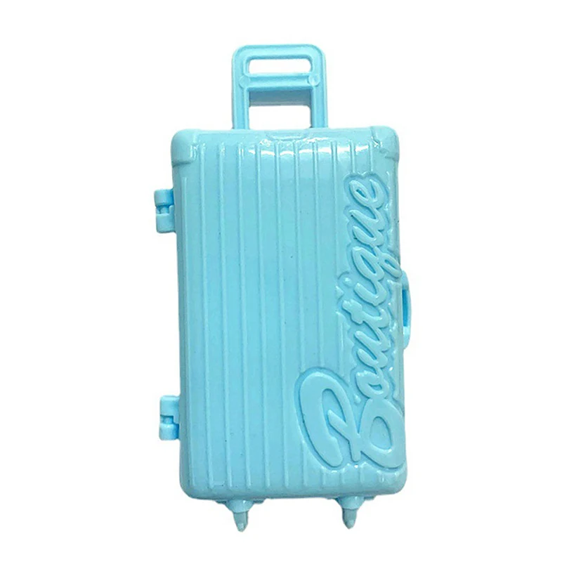 Suitcase Doll Accessories Shopping Outdoor Travel Storage Box Clothes Shoes Accessories Toys Pull Box 13.6g