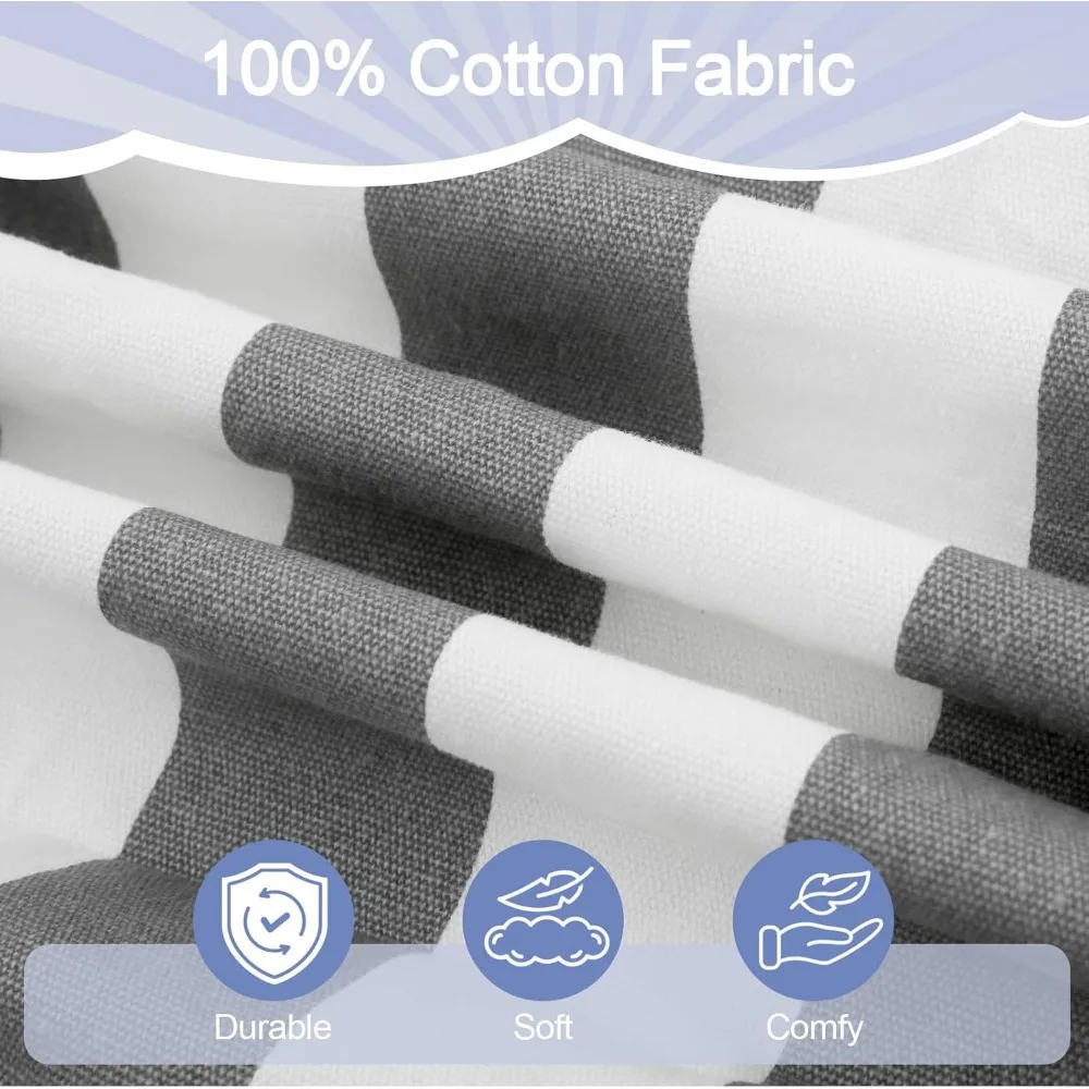 Comfortable Cotton Bean Bag Chair for Toddlers and Kids Lazy Floor Lounger Soft Filler Included