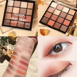 eyeshadow pallete huda beauty Waterproof Long-lasting Eye Shadow Pigment Earth Color Eyes Makeup Eyeshadow Palette