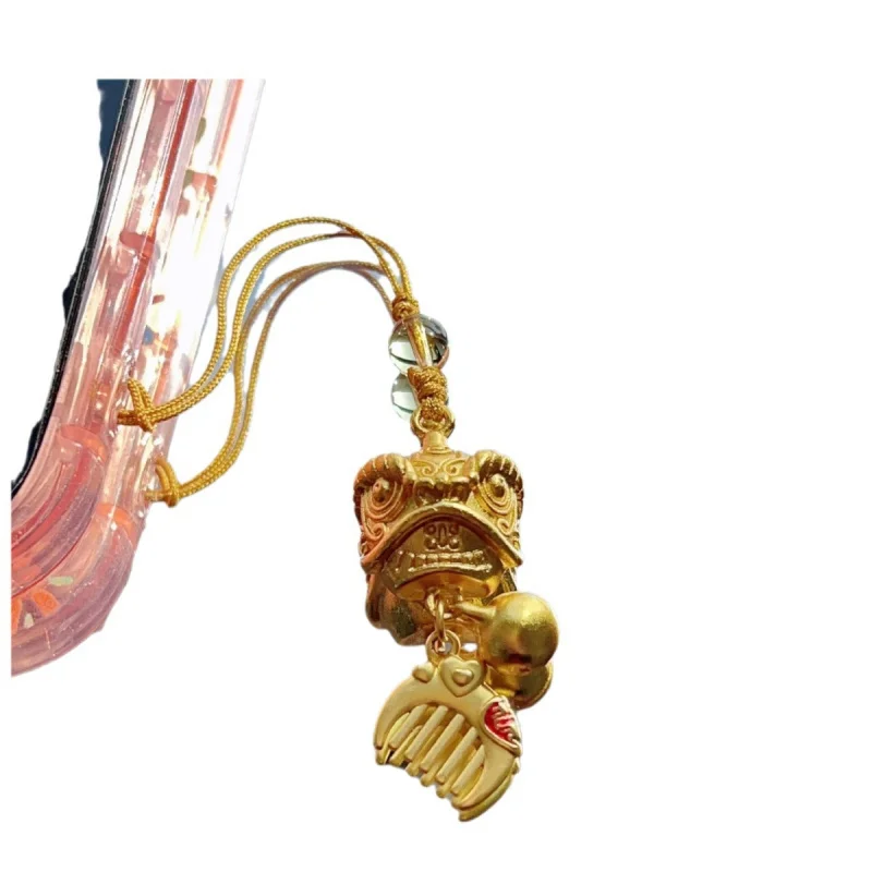 النحاس النقي Xingshi جرس قلادة هاتف المحمول النمط الصيني قلادة الحلي حقيبة معلقة مصدر الثروة آمنة جيدة لوك Lukcy Chamr #5