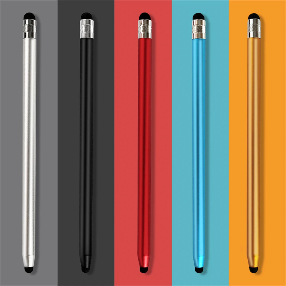 

Емкостный экран с двумя головками на концах планшета, смартфона, планшета, ручка для сенсорного экрана, сенсорная ручка, стилус