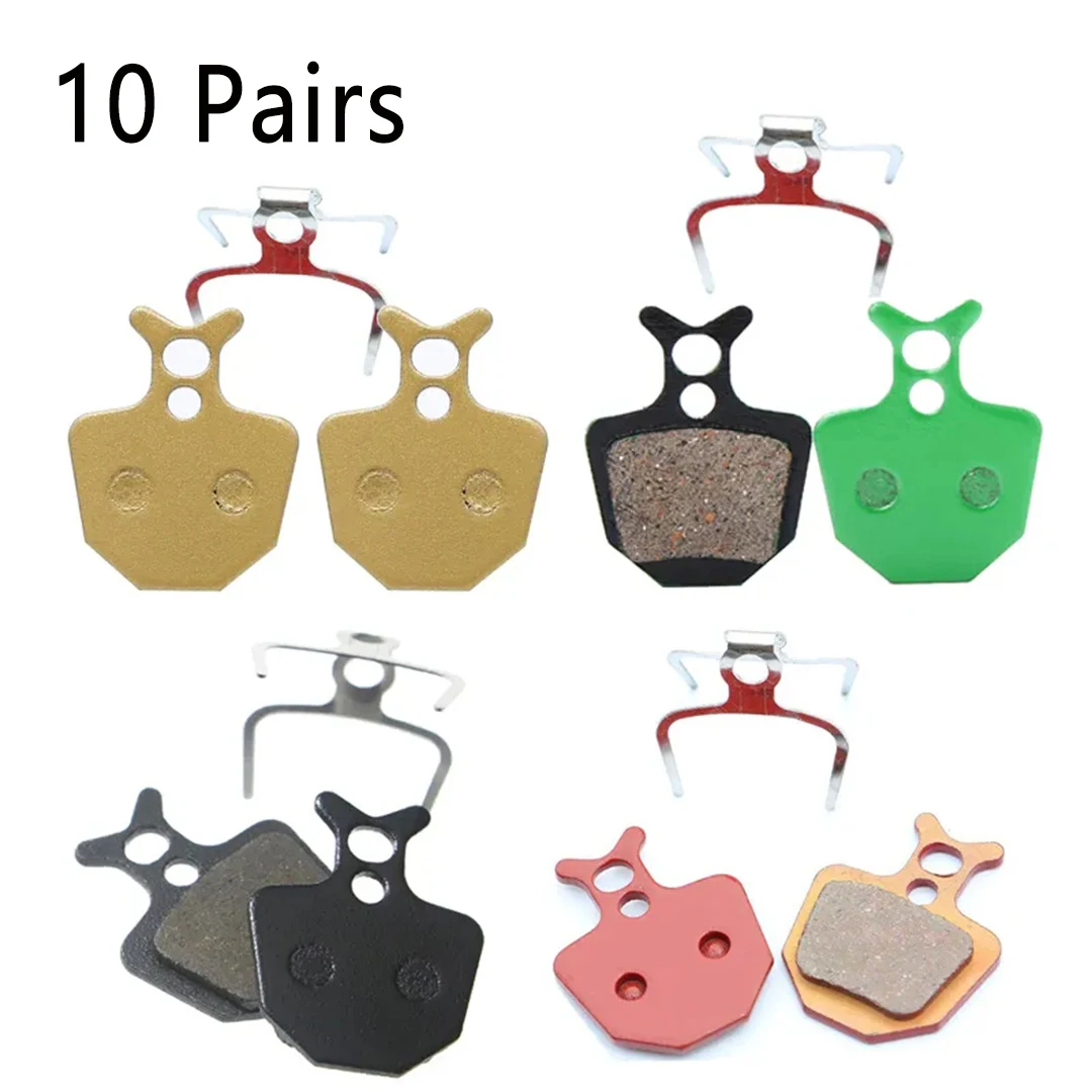 10 Pairs/20 Pcs Bicycle Brake Pads MTB Bike Hydraulic Disc Brake Pads Cycling Copper Base Brake Pads Bicycle Accessories