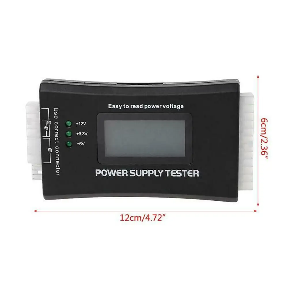 Imagem -06 - Testador de Alimentação Digital Computador pc Lcd 20 Pin 24 Pin Psu Atx Btx Itx Sata Hdd