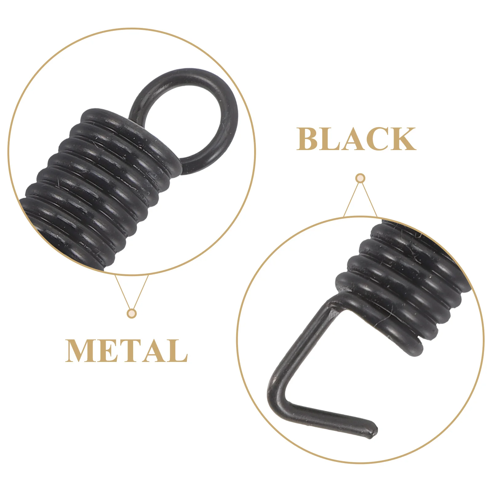 

6 Pcs Tremolo Springs Electric Guitar Parts Lightweight Durable Metal Material Long Service Life Guitar Bridge Extension Spring