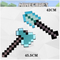 45cm New Game Cosplay Props Foam Sword Shovel Knife Weapons Brinquedos Action Figure Game Model Diamond EVA Toys
