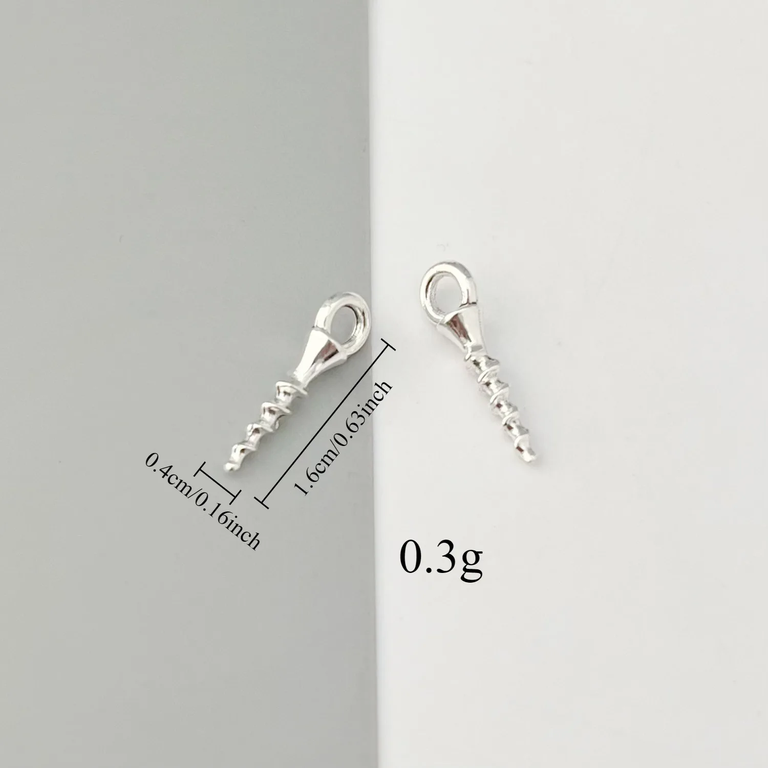 100Pcs Mini Screw Charms, Alloy Tool Pendants, DIY Jewelry Making Findings for Necklace Bracelet