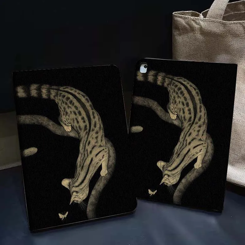 

Cartoon Snake Flower Pattern Tablet Case For Apple iPad Air Pro mini 1 2 3 4 5 6 7 8 9 11 M2 M3 M5 M4 5th 6th 7th 10th 11th Gift