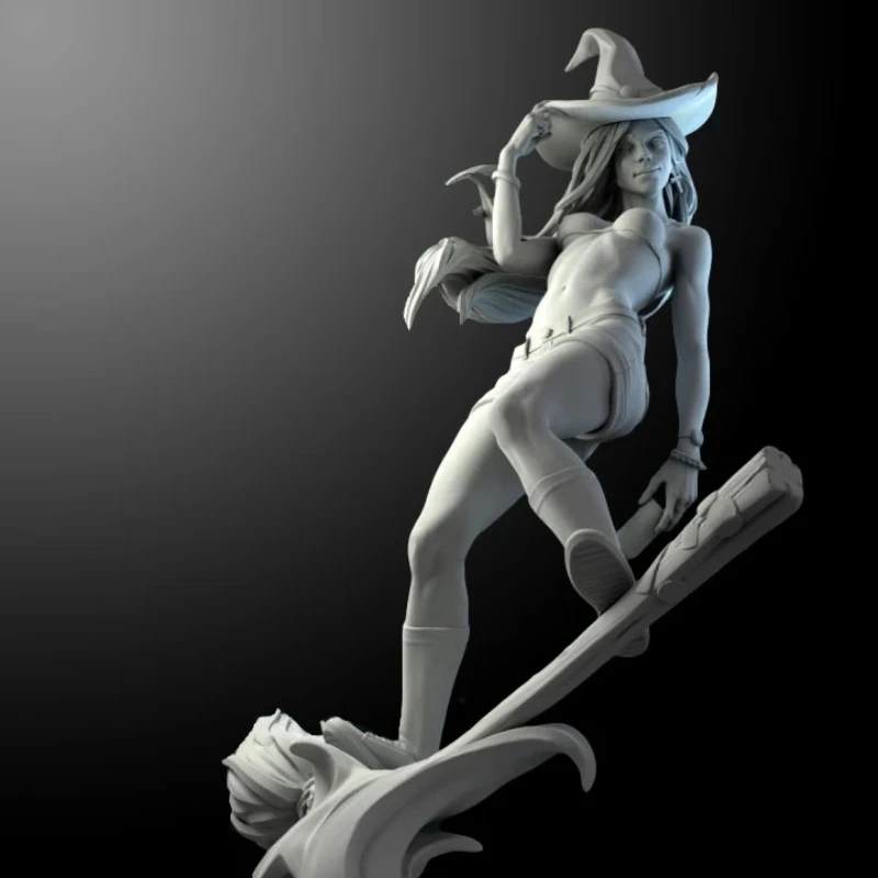 

10cm 12cm Resin Model Minature Beautiful Girl Female Figurine Unpainted Sculpture 016