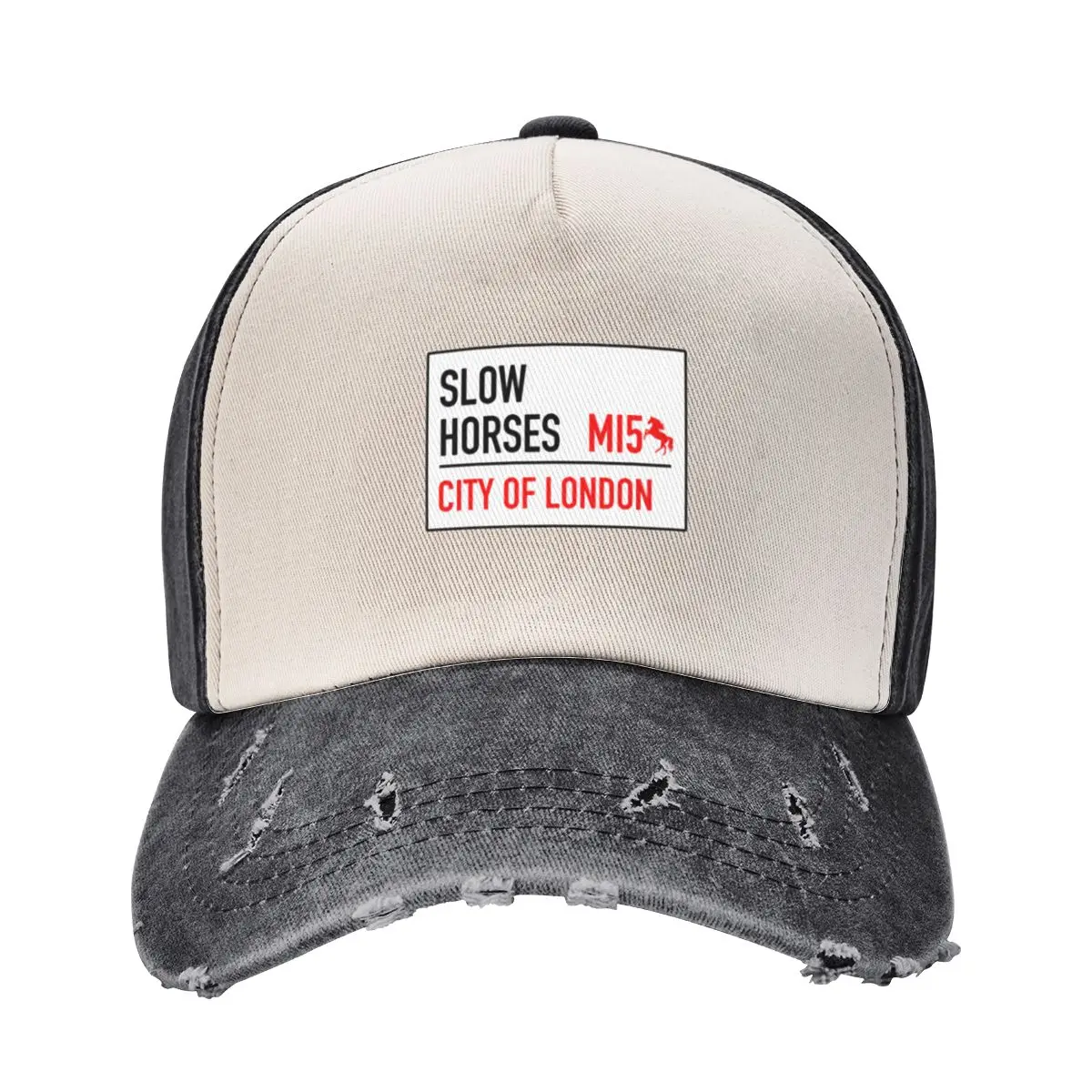 

Slow Horses London Street Sign Baseball Cap luxury caps Trucker Hat Snap Back Hat Women Men's