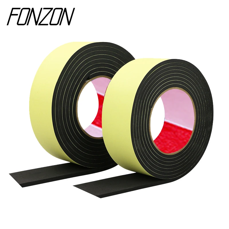 1-3mm Thickness Sponge EVA Adhesive Tape Single Side Foam Anti-Collision Seal Strip width 5/10/15/20/25/30/35/40/50/60/80/100mm