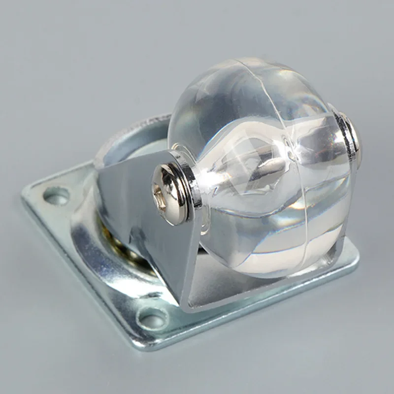 4PCS 1.5-Inch PU Swivel Caster Wheels - Silent, Smooth Rolling, with Brake for Furniture & Mobility