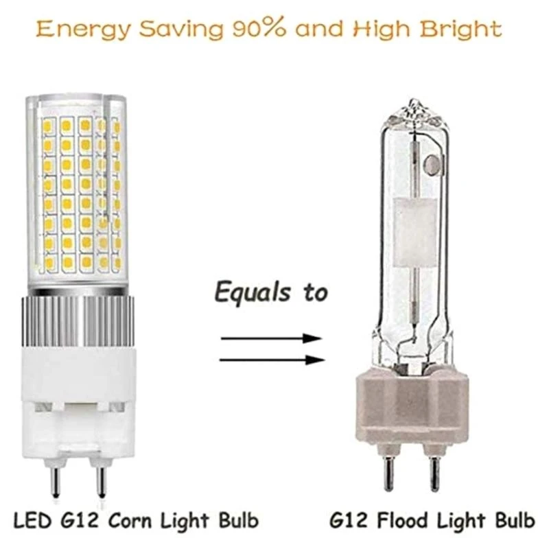 16W LED Light Bulb 16W G12 Base LED Corn Light Bulb 100-277V LED Decorative Lamp Metal Halide Lamp for Street Warehouse