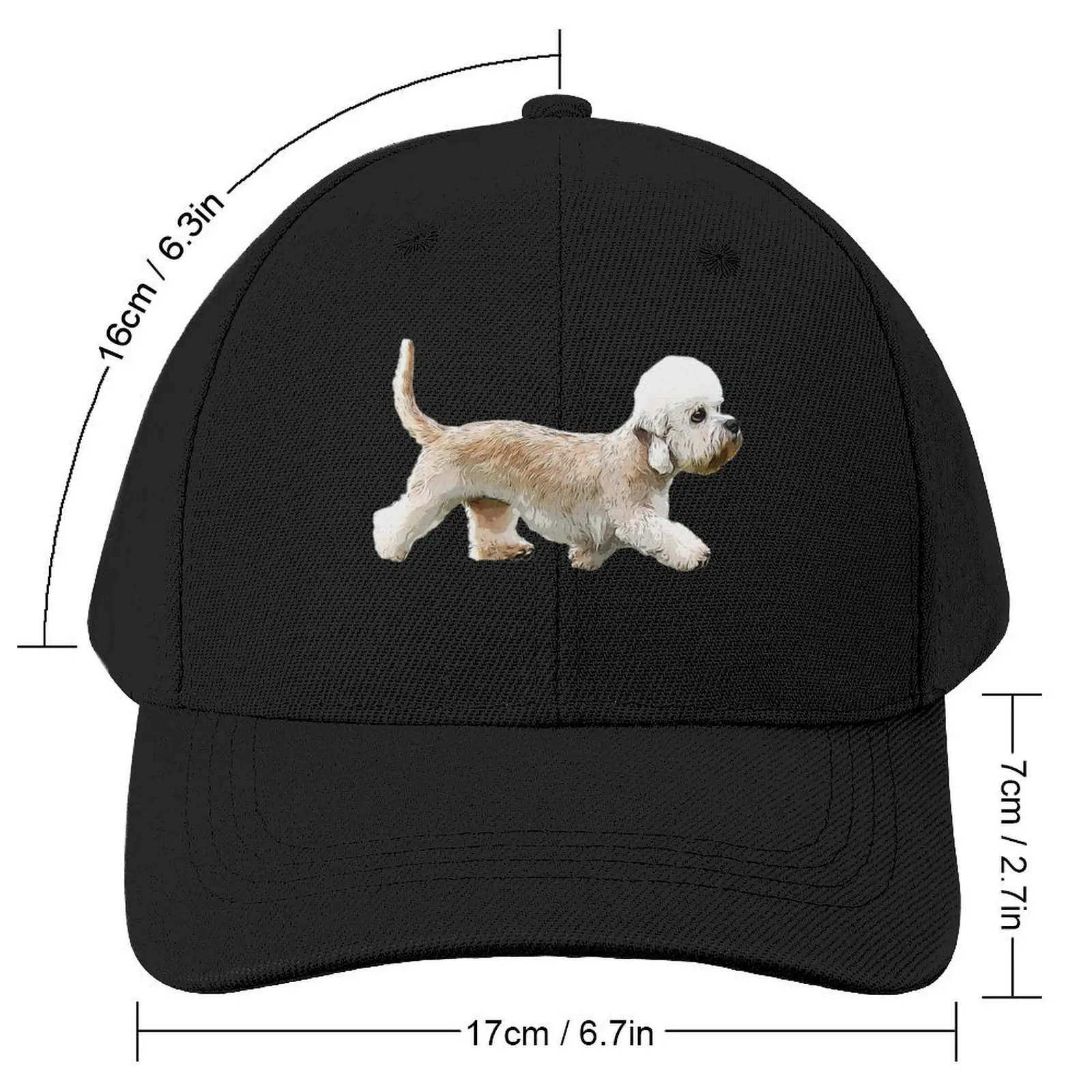 Dandie Dinmont terrier Baseball Cap Rugby Uv Protection Solar Hat Golf Cap Hat Man Luxury Women's 2024 Men's