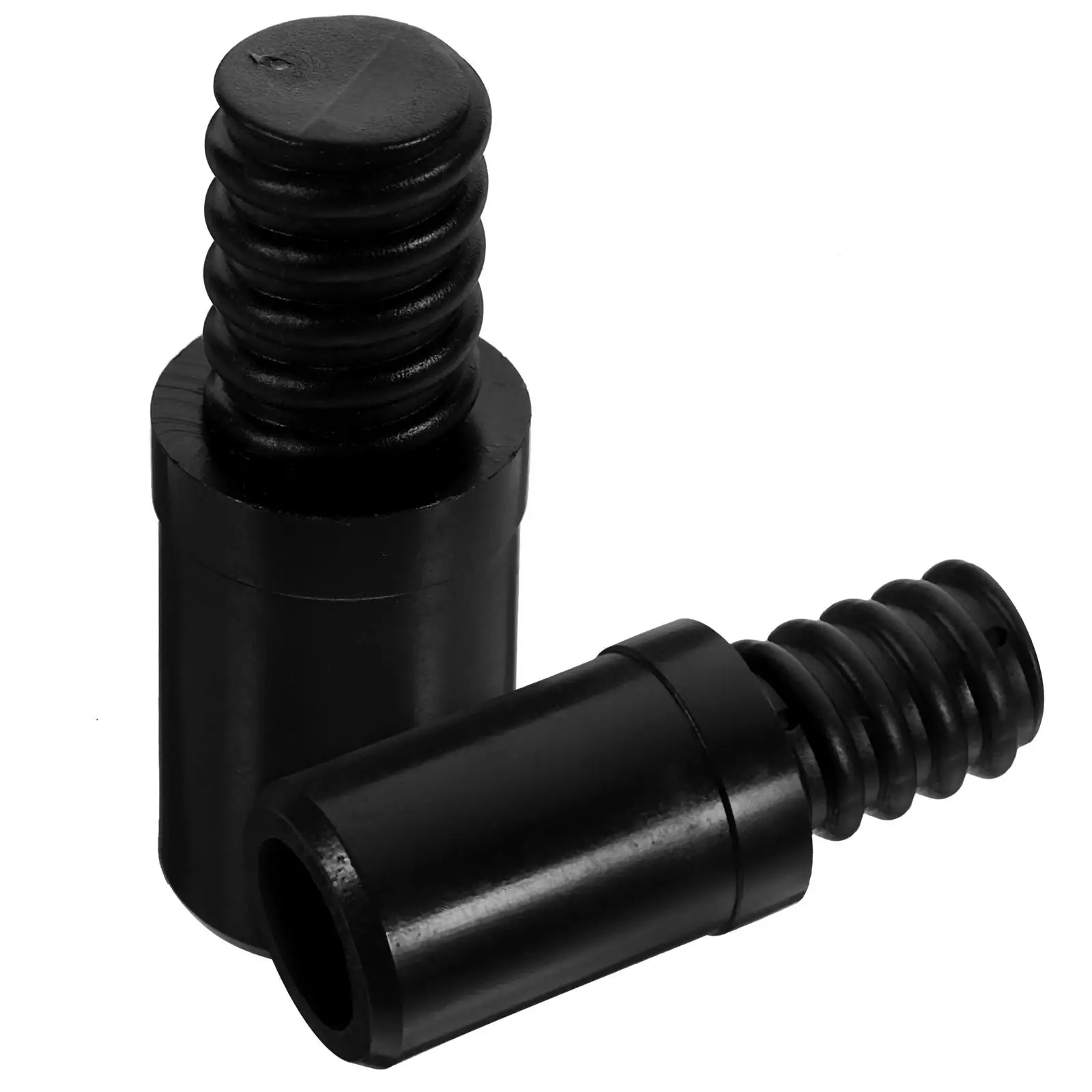 

2pcs Threaded Connector Telescoping Pole Adapter for Broom Mop Sturdy Plastic Replacement Tip Extension Household Cleaning Tools