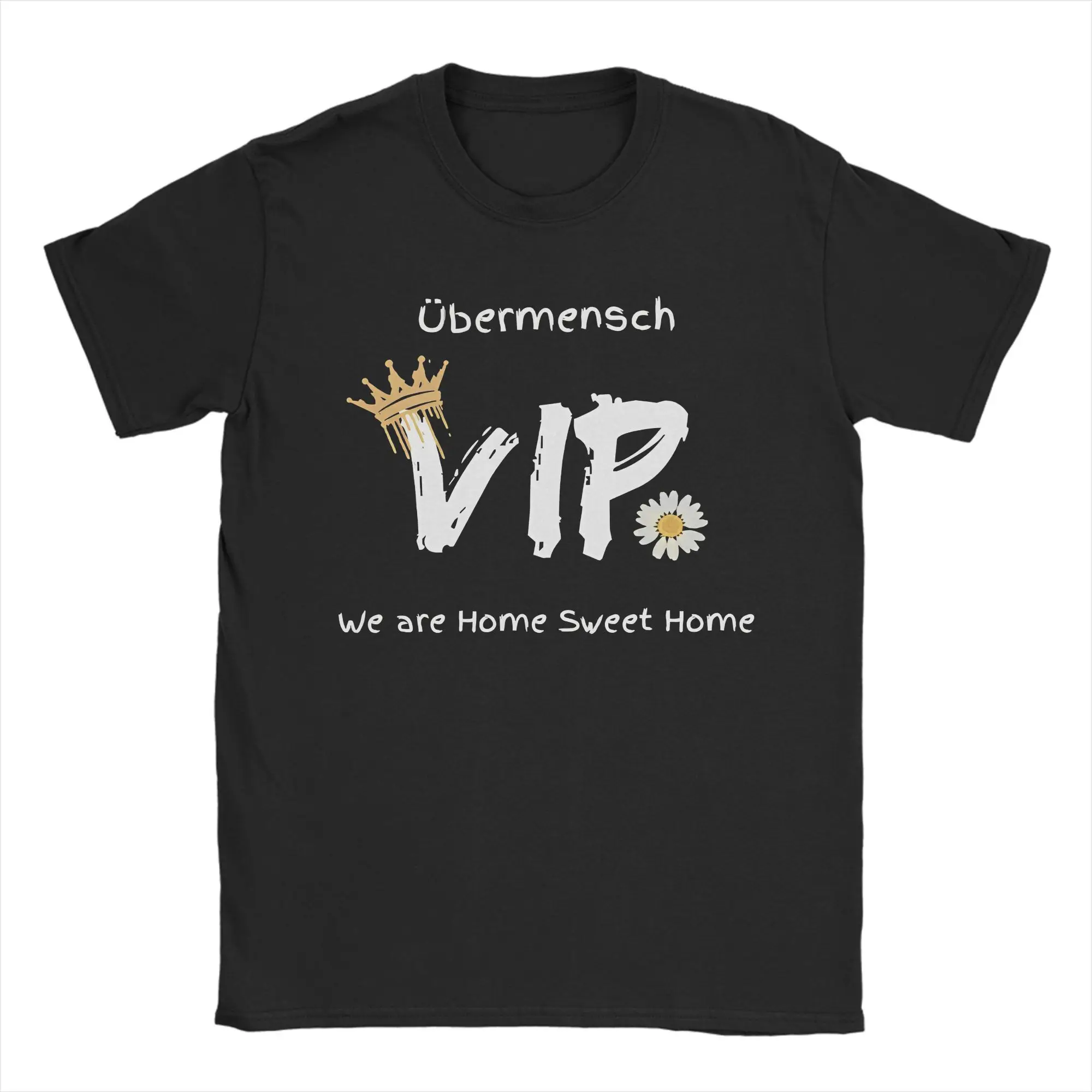 Ubermensch Gdragon VIP 100% قطن تي شيرت الهيب هوب تي شيرت للرجل الصيف رهيبة ملابس غير رسمية قصيرة الأكمام
