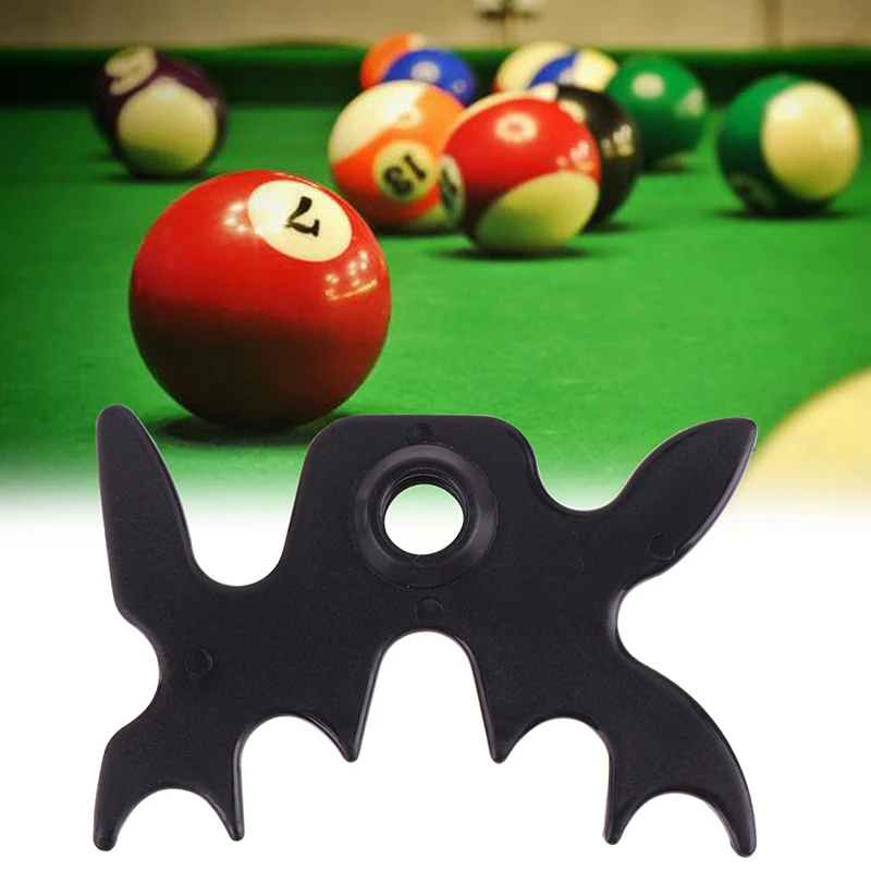 Snooker Billiards Cue Rack Bridge Head Cross Antlers Rod Holder Accessories Black Moose for Pool