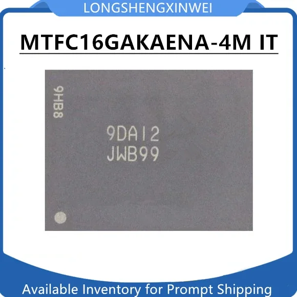 

1PCS MTFC16GAKAENA-4M IT Silk Screen JWB99 NEW BGA153 Memory Chip in Stock