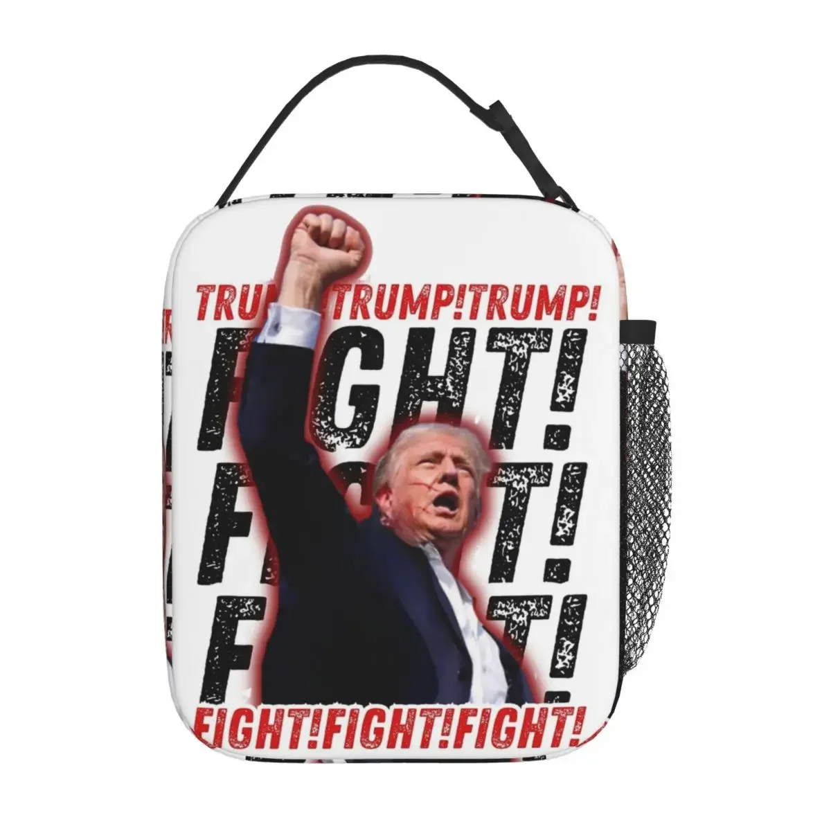 Lunch Box 2024 Trump Shot Fight President Election Shooting at Trump Storage Food Box Multifunction Cooler Thermal Bento Box