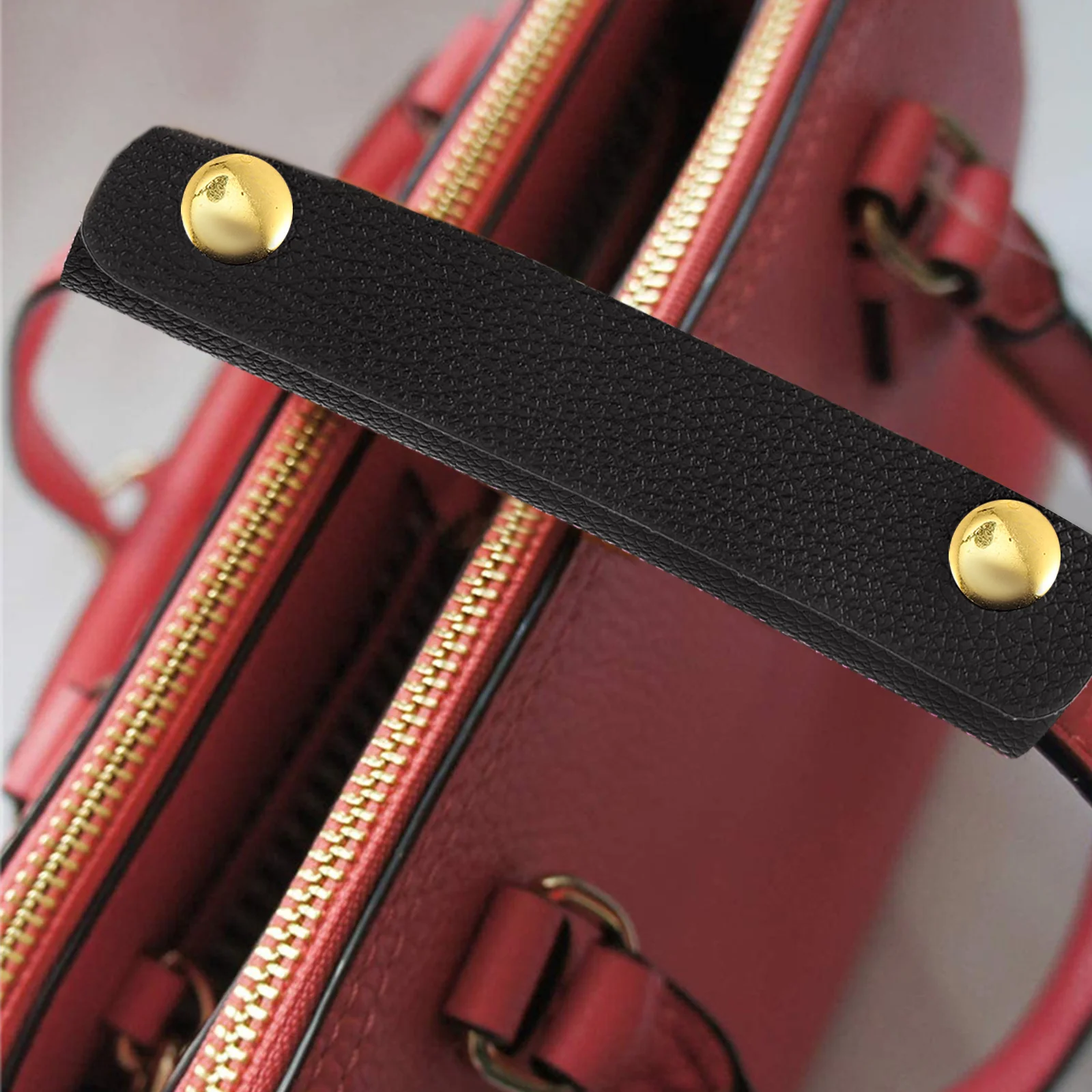 

1pc Anti-Slip Luggage Pu Wrap Protector For Bag Handbag Handle Cover For Luggage Suitcase Comfort Grip Handle Cover