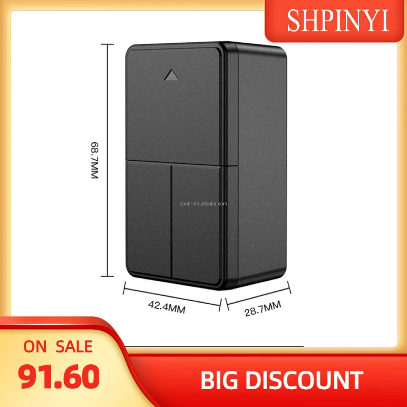 ZOOBBII Q13 Pelacak GPS 4G Magnetik Nirkabel Penyimpanan Awan Portabel Google Maps Street View Nano SIM Open-Top Booth 2.5-3.5V DC