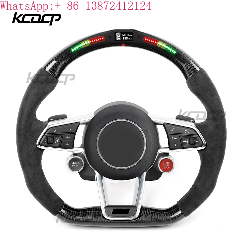 

Carbon Fiber Steering Wheel Fit for Audi TT R8 TTRS TTS MK2 MK3 Rs7 Rs6 Rs5 RS4 RS3 S3 S4 S5 S6 S7 A4 A6 Steering Wheel Control