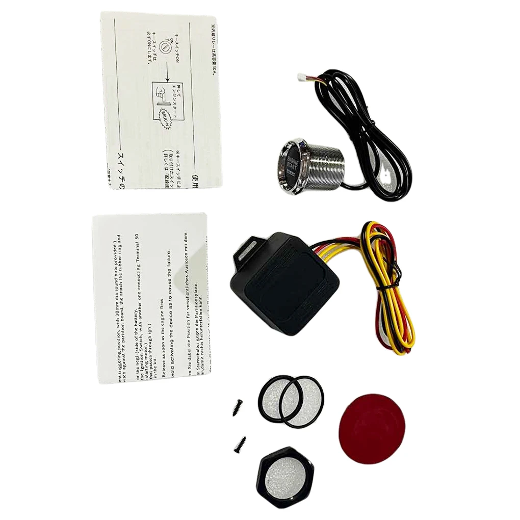 

Кнопочный переключатель запуска двигателя автомобиля Сменный стартовый набор автомобиля