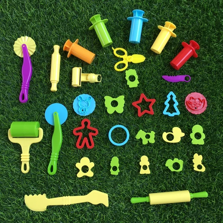 Children's Science Education Toys DIY Playdough Art Class Making Tools Props Animal Prints Mold Set Children's Puzzle Toys