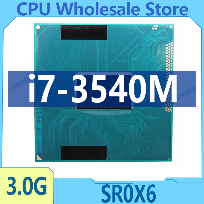 Core i7-3540M Processor SR0X6 Dual-Core Socket G2 / rPGA988B i7 3540M Laptop CPU 3.0GHz 4M 35W