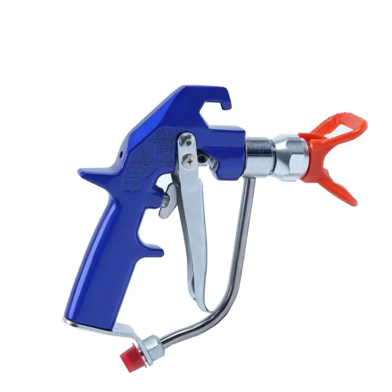 Suntool 5000PSI  High Pressure Airless Sprayer Gun4-Finger Blue HD Texture Airless Spray Gun 241705 with Guard Spray Paint