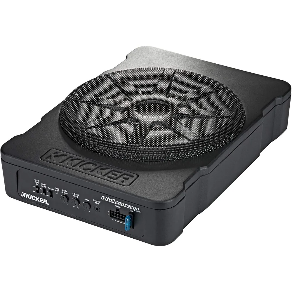 

Kicker 51HS10 Hideaway Compact Powered Subwoofer, 10-Inch