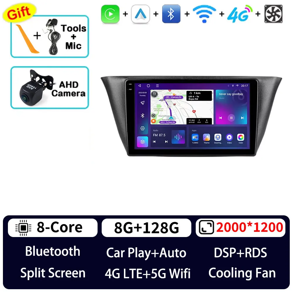 Android 15 Autoradio Voor Iveco Daily 6 2014 - 2022 Navi Head Unit QLED GPS Multimedia Speler BT Draadloze Carplay Video Head Unit