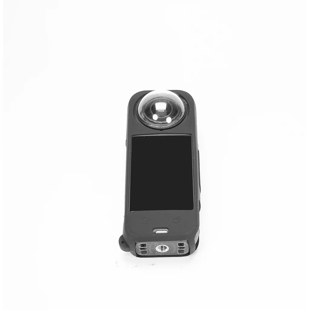 Leichtes Silikon-Schutzcover-Set für Insta360 X5 X4 Kameragehäuse, Objektivdeckel, Trageschlaufen, präzise Ausschnitte für vollen Zugriff – Detail 1