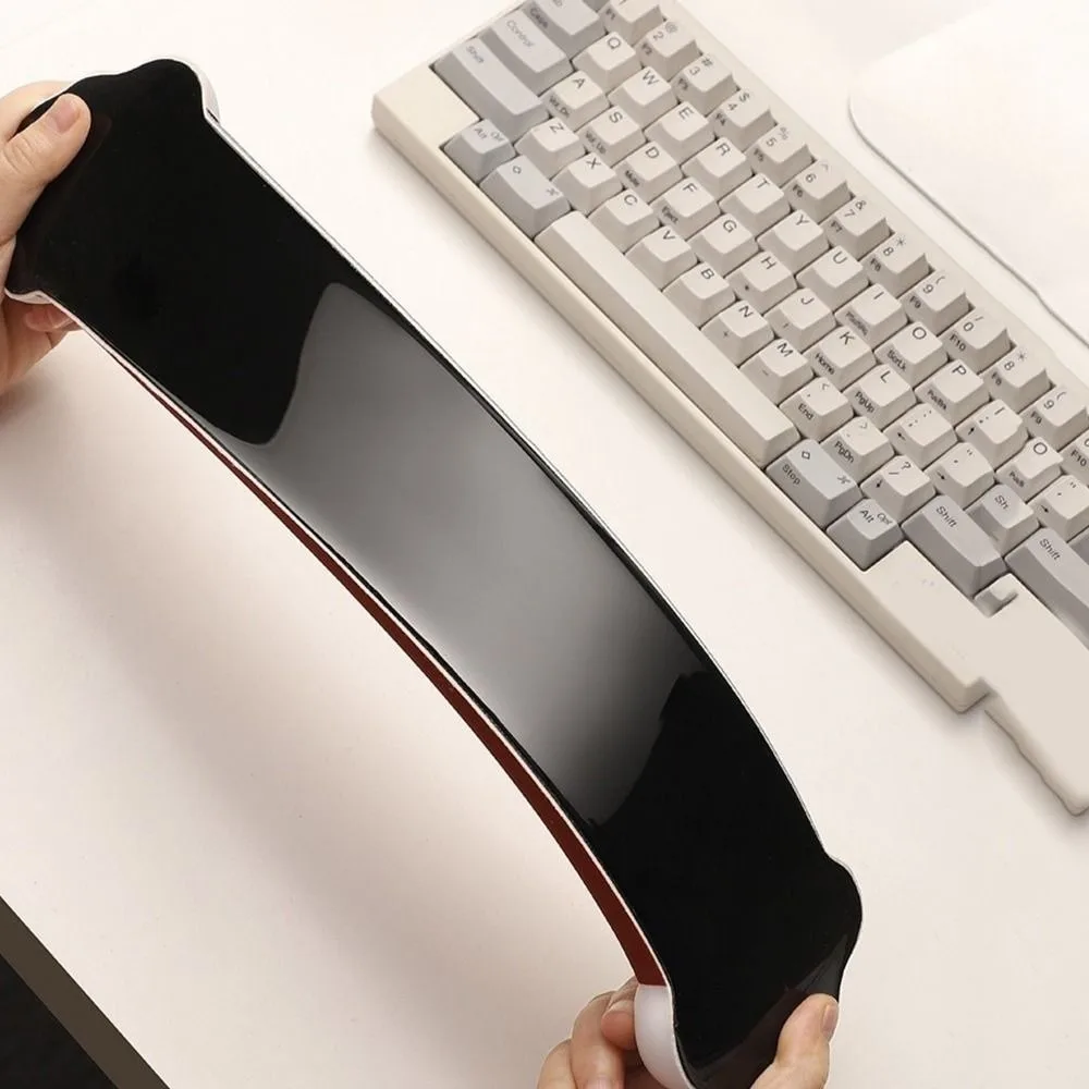 Durable Cute Cloud Rainbow Mouse Pad Non Slip Silicone Keyboard Wrist Support Pad Ergonomic Washable Mouse Mat Computer Setup