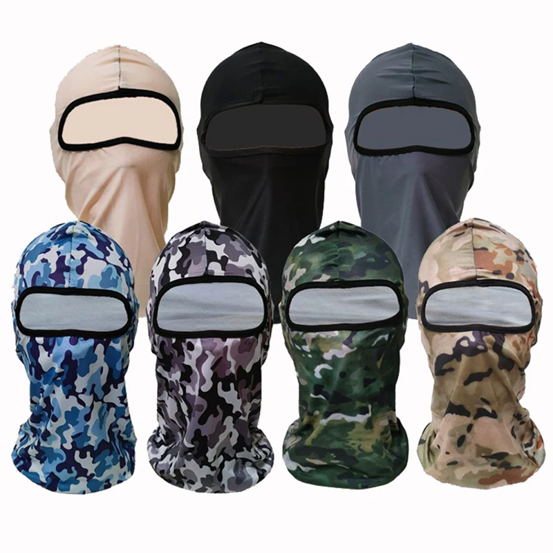 

Cycling Full Face Mask Tactical Camouflage Balaclava Hat Outdoor Sports Hunting Hiking Ski Mask Motorcycle Helmet Inner Cap