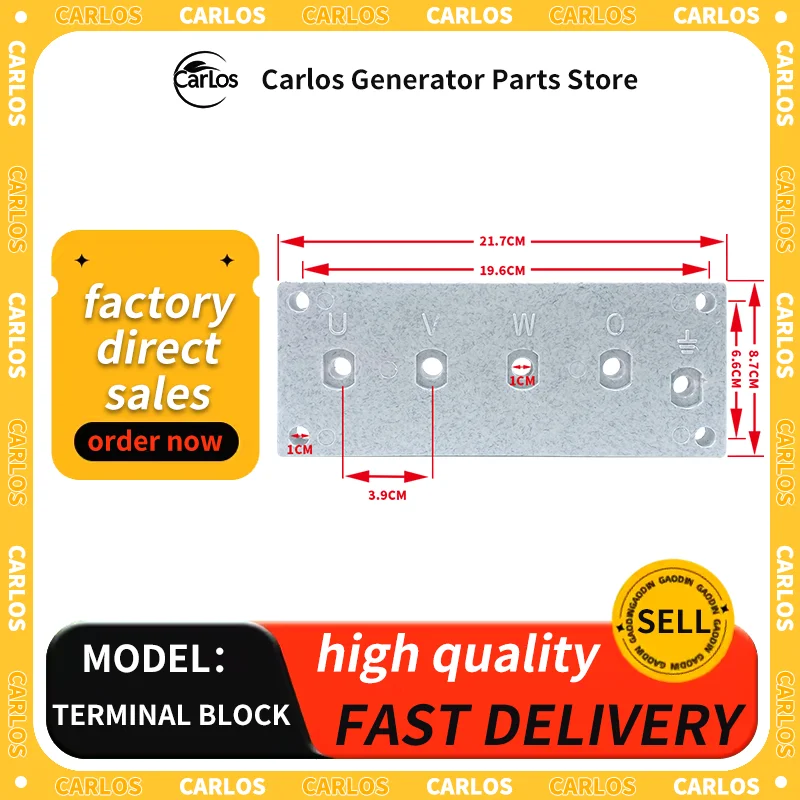 Silent speaker, diesel generator set, wiring block, low-noise unit, wiring board, stainless steel wiring post, copper bar