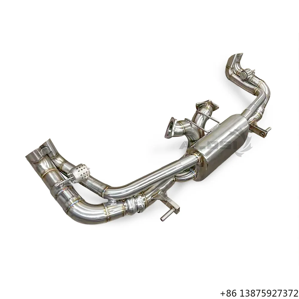 

Auto Performance SS304 Cat-back Exhaust System with Vacuum Valve for R8 V10 5.2L 2022+ Performance Modification Refit