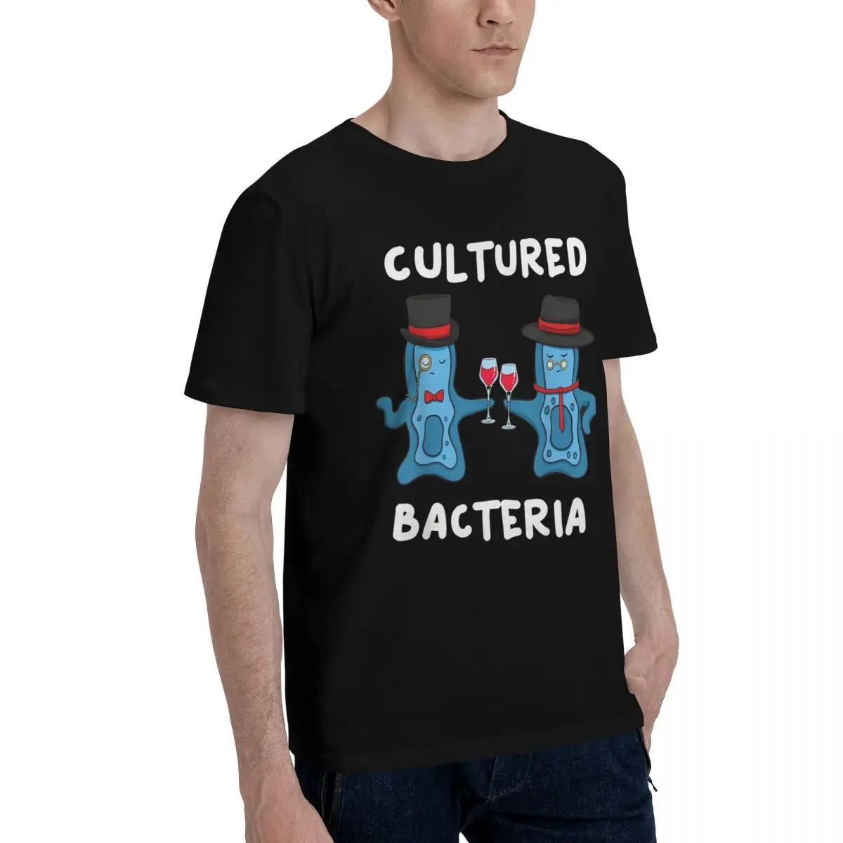 Cultured Bacteria Toast Campaign Top tee Top quality Leisure Title Novelty Eur Size