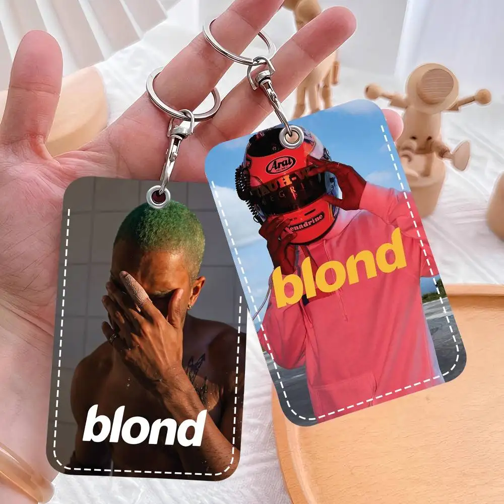 

1 шт. Кожаный брелок-картхолдер A-Frank Ocean Blond премиум-класса, устойчивый к царапинам, для проездных билетов