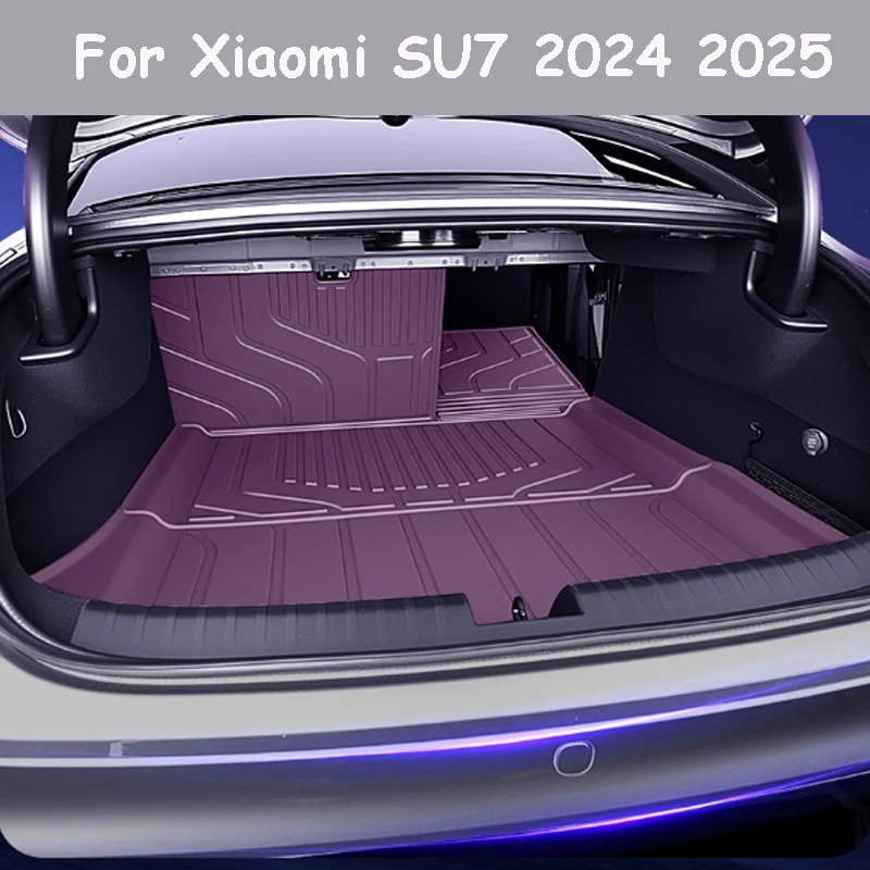 

For Xiaomi SU7 2024 2025 Car Interior Accessories Trunk TPE Material Protective Pad Scratch Resistant Wear-resistant