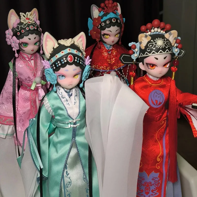 

In Stock JUMPCOSMOS Miow Universe Peking Opera Dream Series 1/6 Bjd Blind Box Mystery Box Dolls Gift Desktop Anime